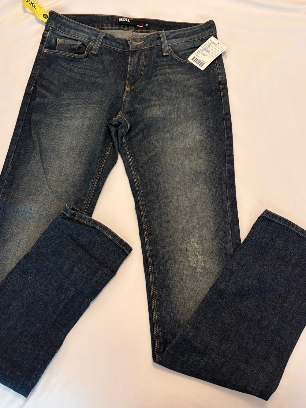 BDG Skinny Jeans Women’s Size 29W Navy Marin Wash Denim Tag Attached